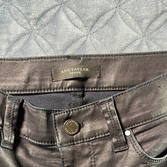 Ann Taylor Metallic Skinny Jeans - Picture 2 of 9